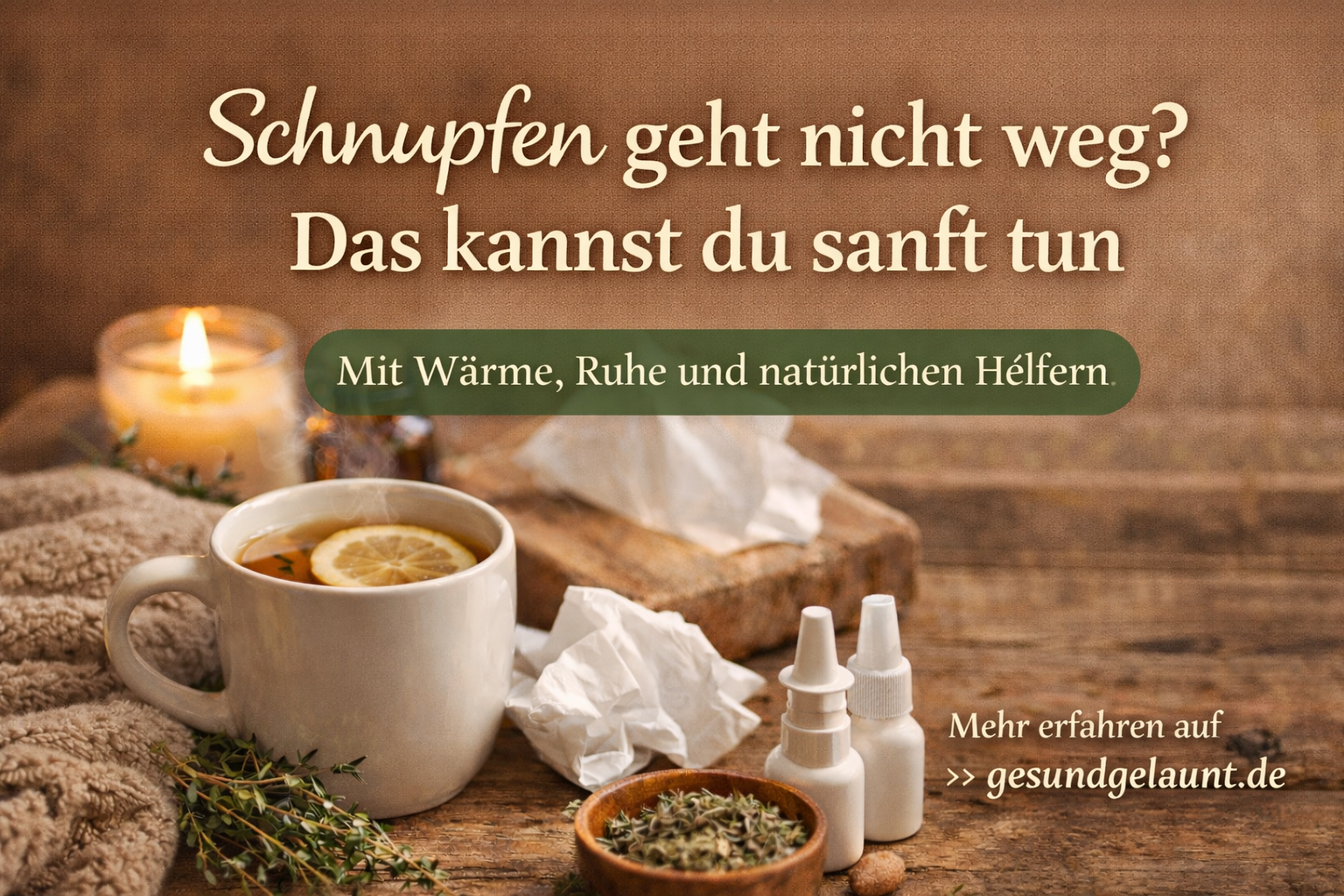 Wenn der Schnupfen einfach nicht weggeht